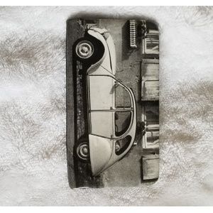 Vintage photo clutch wallet